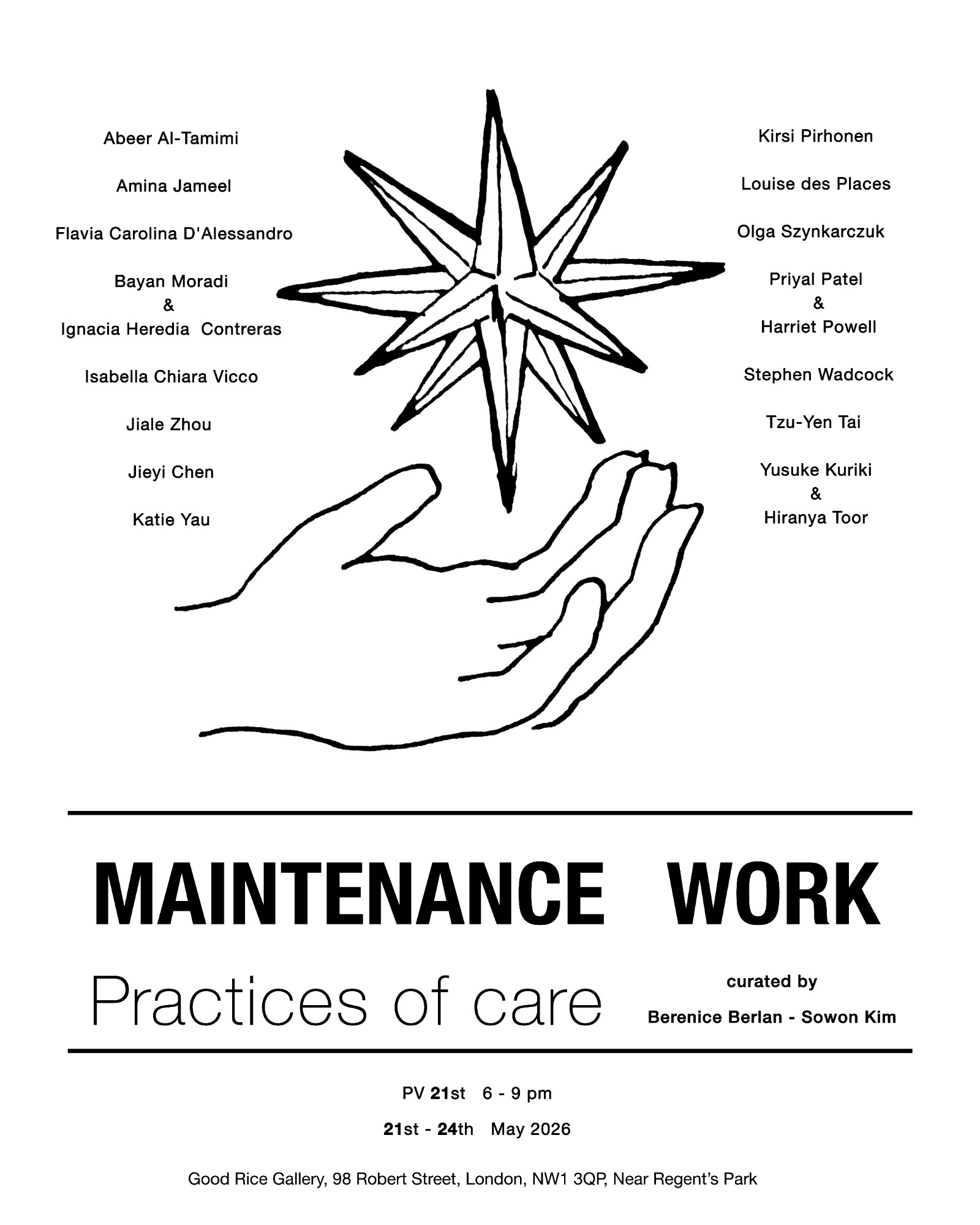 Maintenance Work: Practices of Care poster