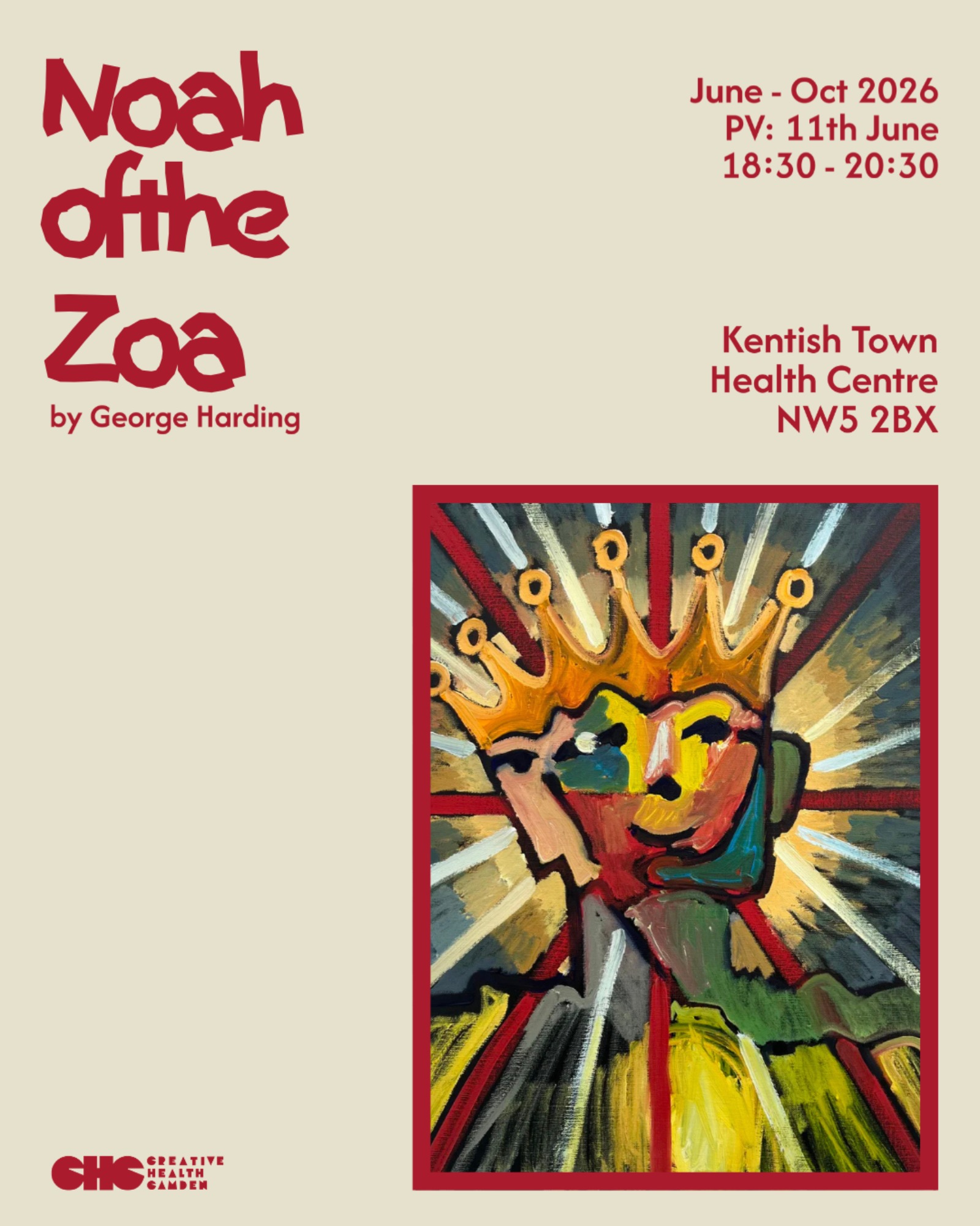 Noah of the Zoa: Exhibition by George Harding - Private View poster