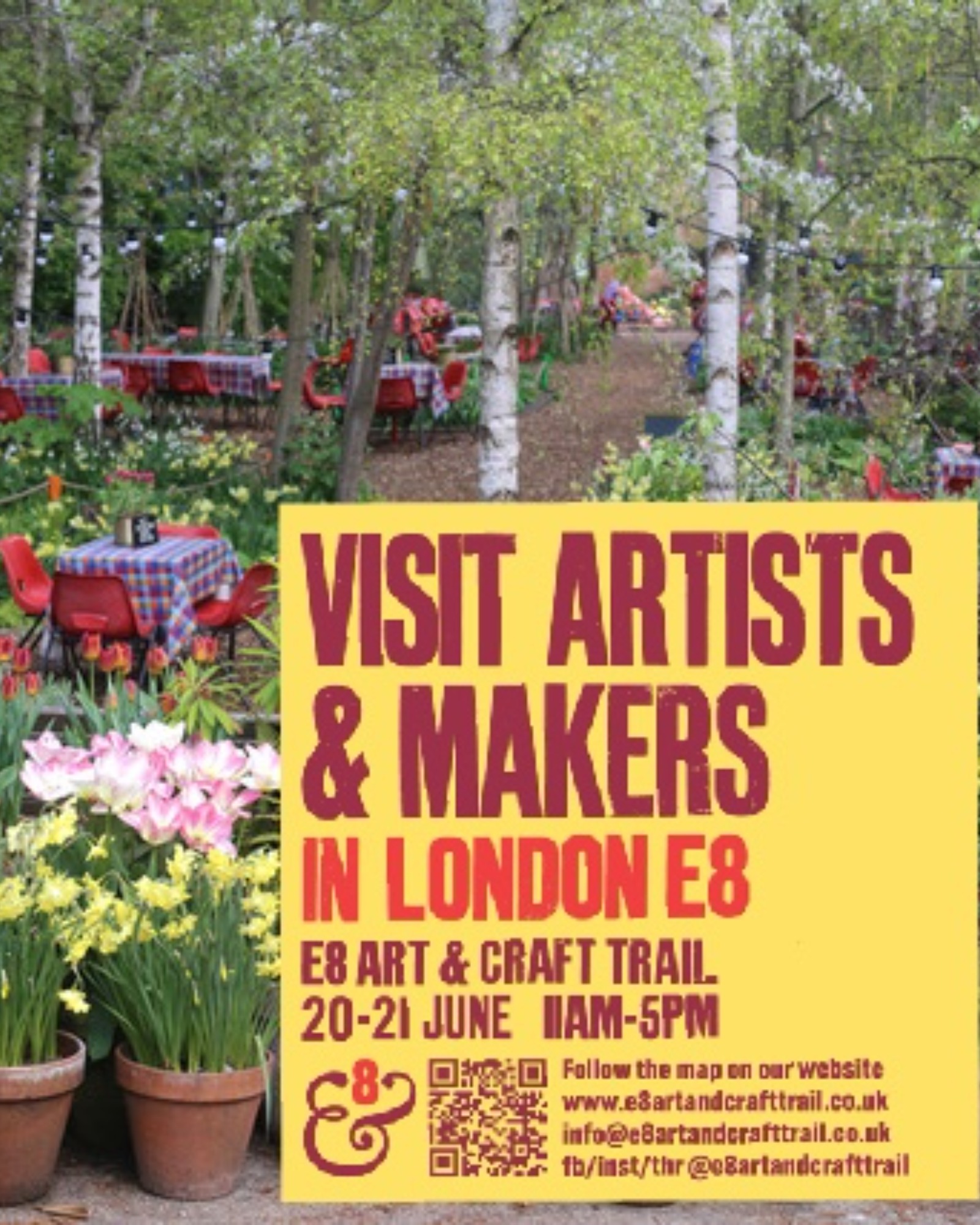 E8 Art and Craft Trail poster