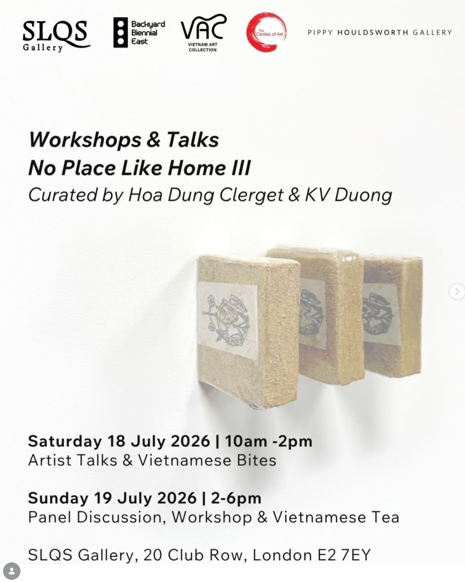 No Place Like Home III: Talks & Workshops poster