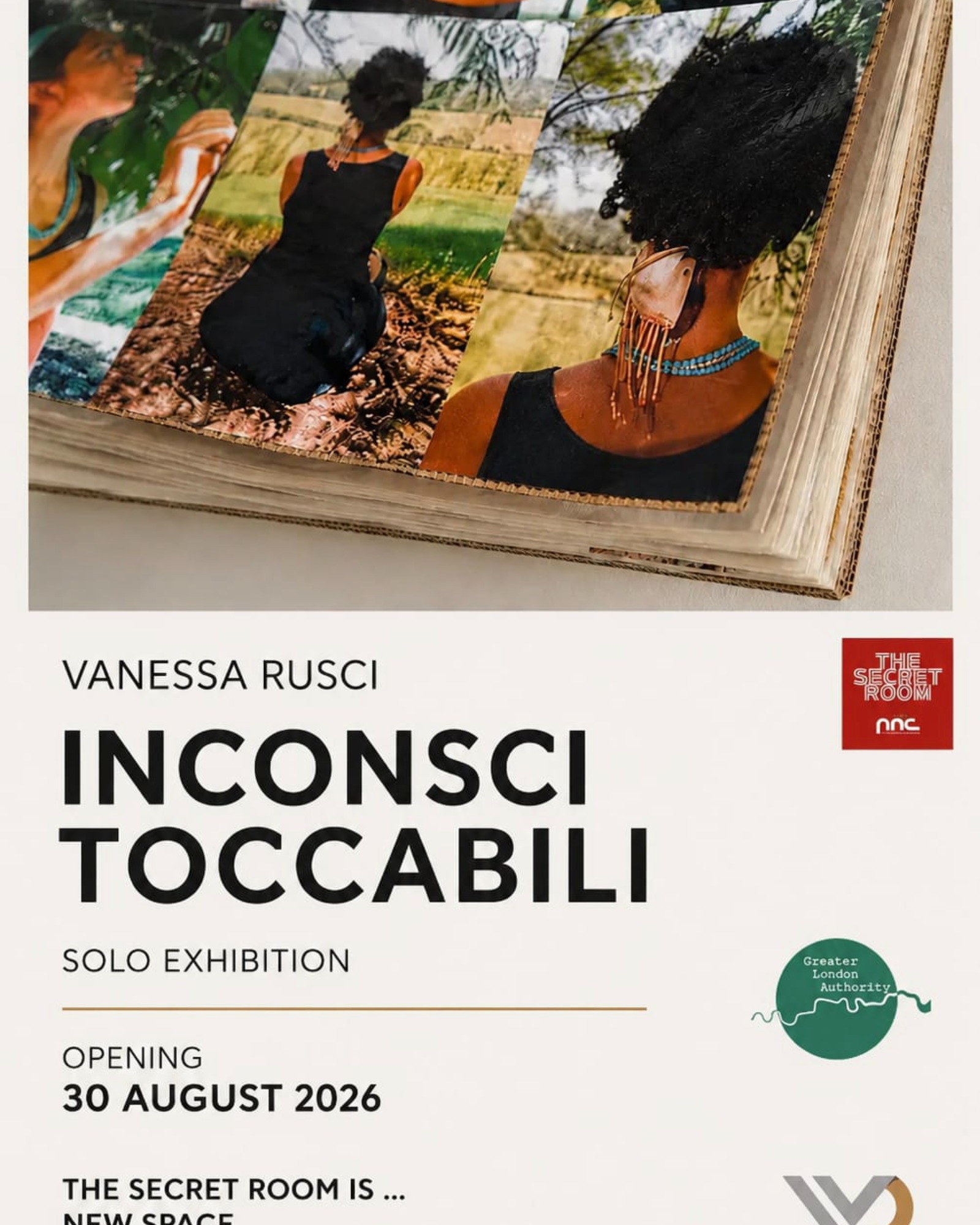 Inconsci Toccabili Vanessa Rusci by Céline Flamboyant for The secret Room is... NNC GALLERY poster