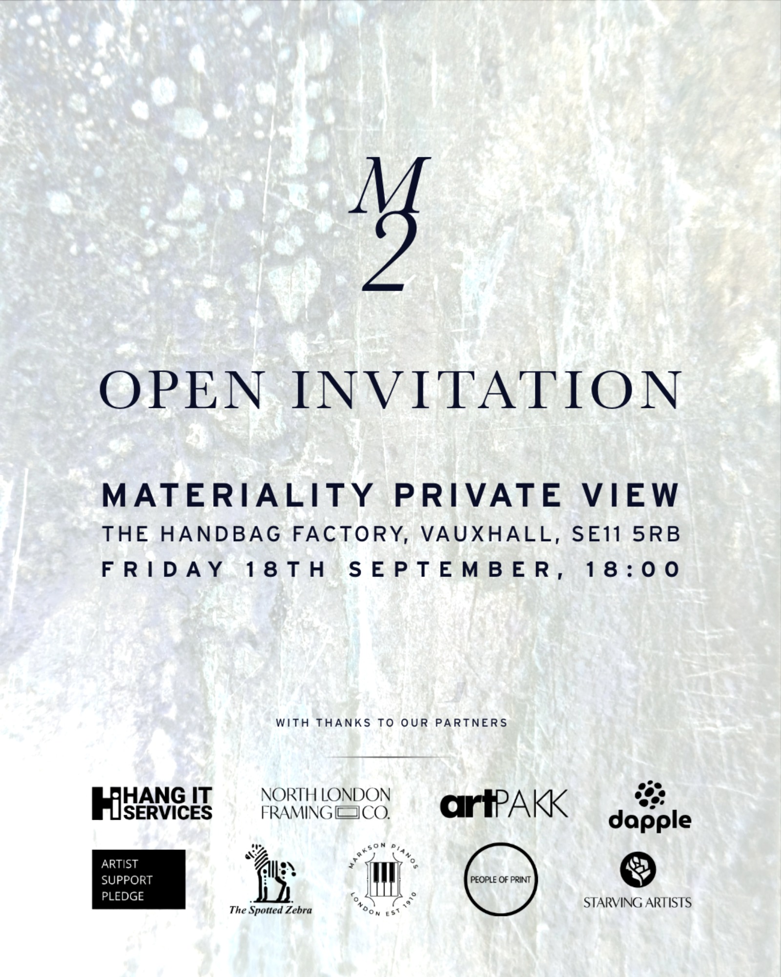MATERIALITY: EDITION TWO poster